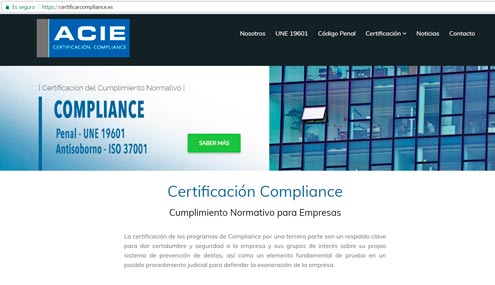 Web para Certificación Compliance