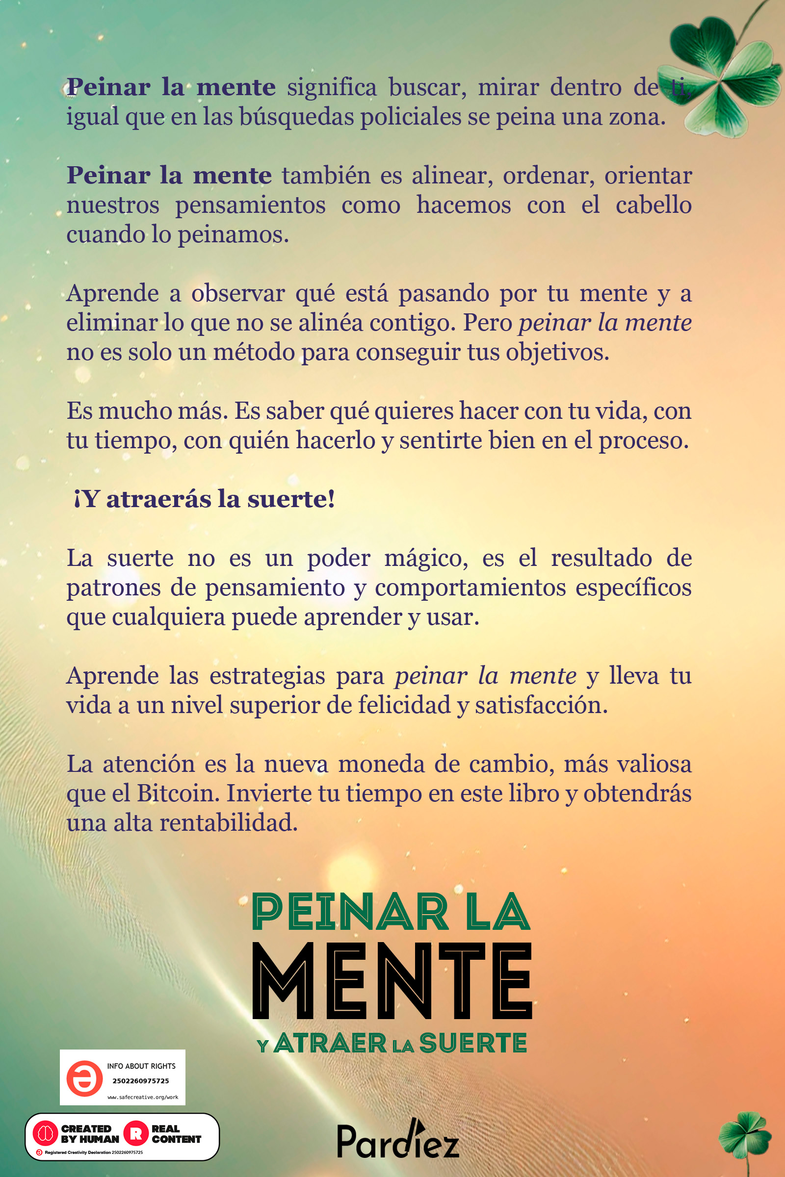 Portada Peinar la Mente